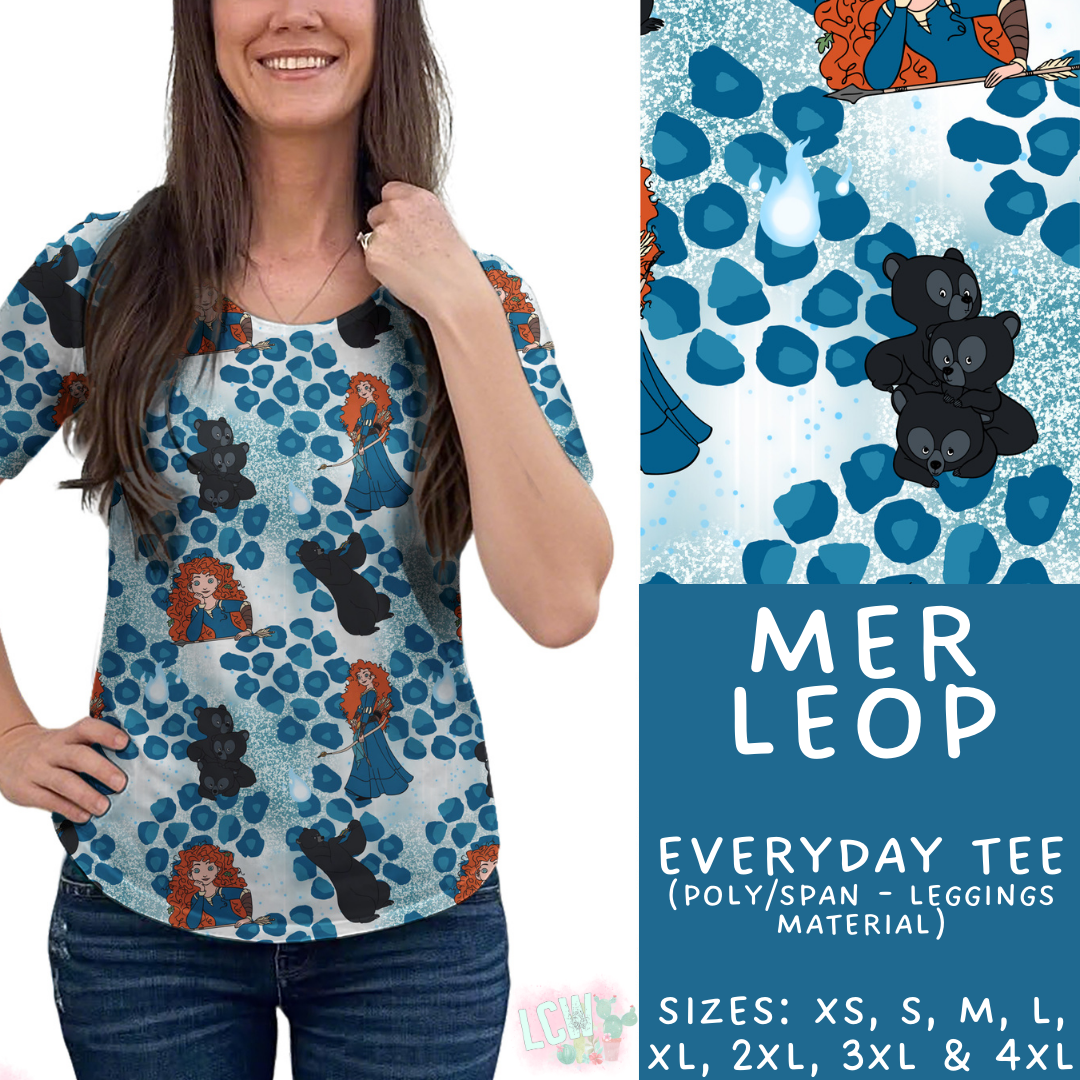 Batch #467 - Princess Leopard - Closes 12/24 - ETA late Feb - Mer Leop Everyday Tee