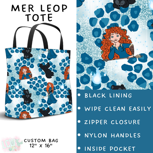 Batch #467 - Princess Leopard - Closes 12/24 - ETA late Feb - Mer Leop Tote