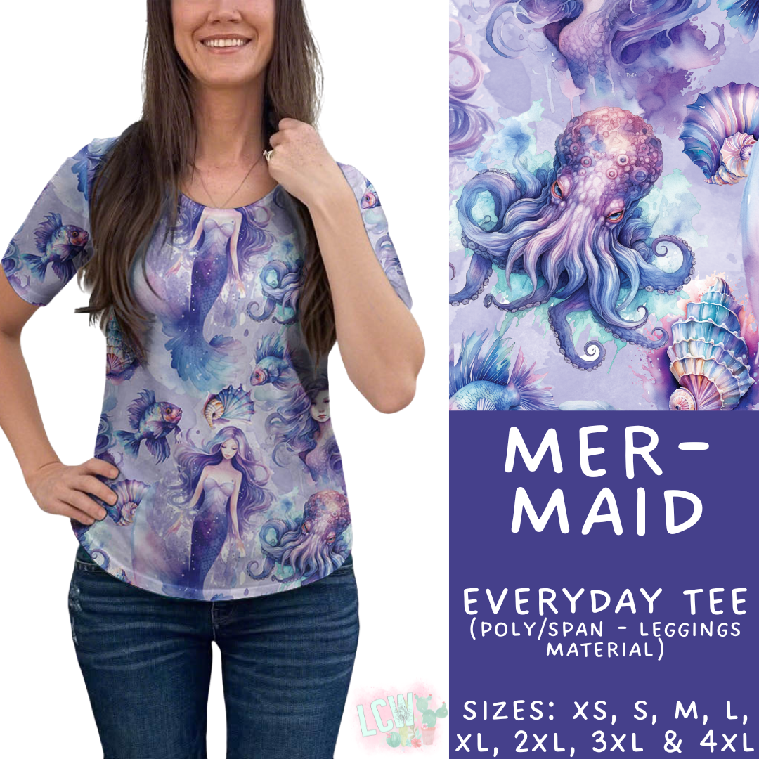 Batch #530 - Sea Life - Closes 5/15 - ETA mid July - Mermaid Everyday Tee