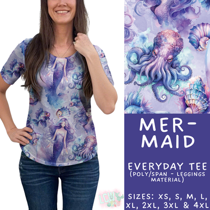 Batch #530 - Sea Life - Closes 5/15 - ETA mid July - Mermaid Everyday Tee