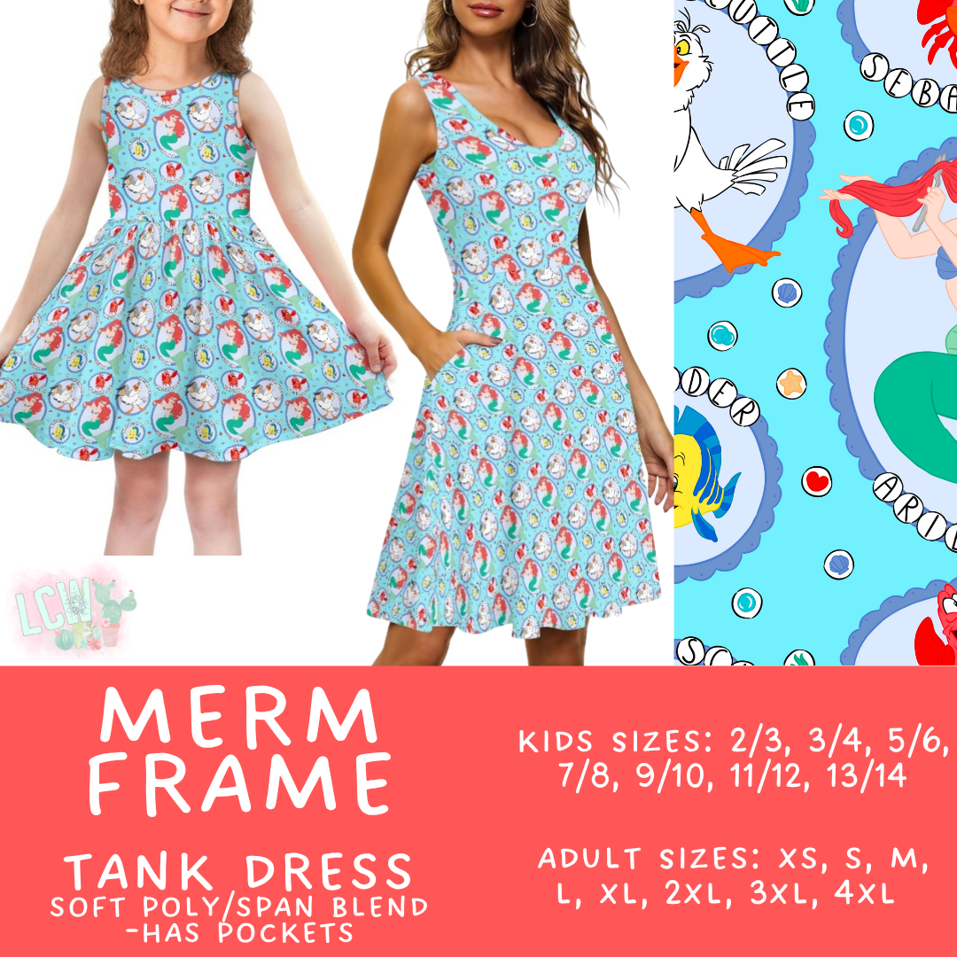 Batch #536 - Frames Collection - Closes 5/29 - ETA late July - Merm Frame Women's & Girl's Tank Dress