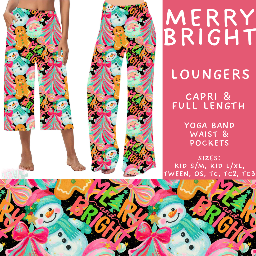 Batch #565 - Christmas in July 2 - Closes 8/5 - ETA early October - Merry Bright Capri and Full Length Loungers