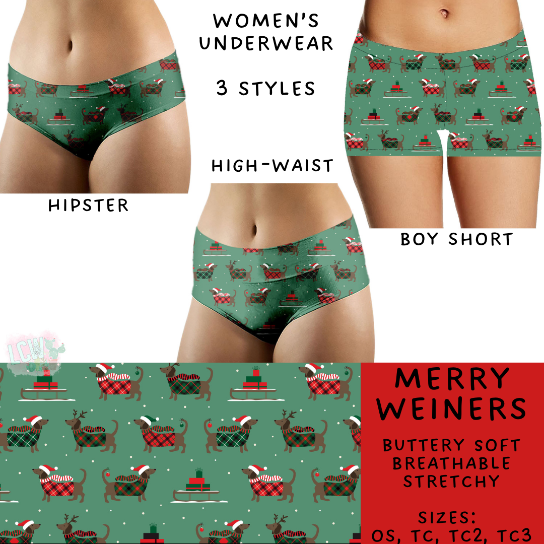 Ready To Ship - Merry Wieners Women's Underwear