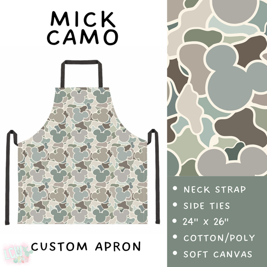 Batch #476 - Bake Off - Closes 1/16 - ETA early/mid March - Mick Camo Apron