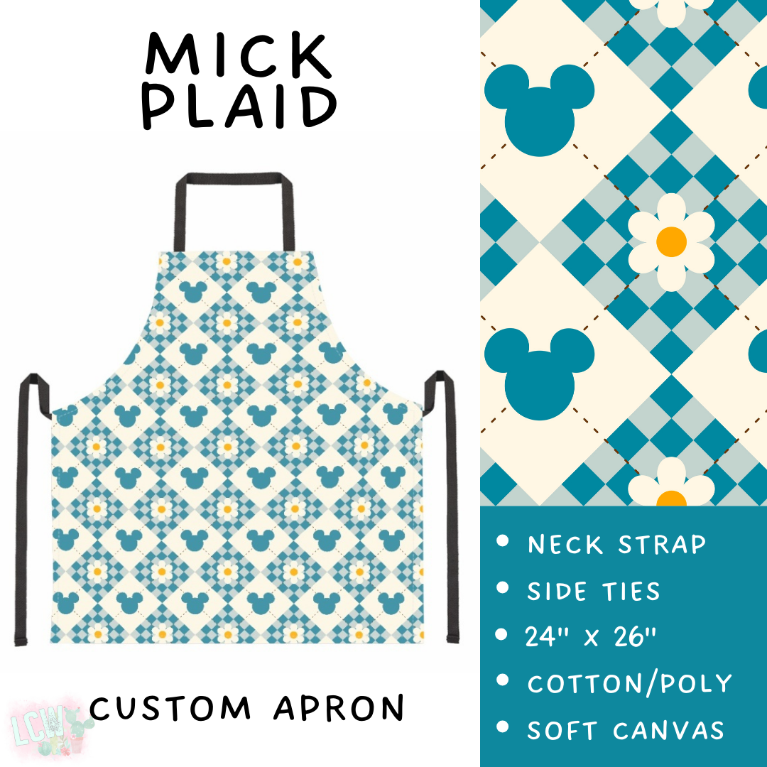 Batch #476 - Bake Off - Closes 1/16 - ETA early/mid March - Mick Plaid Apron
