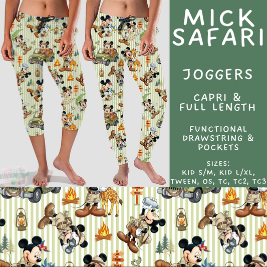 Batch #541 - Magical Faves 21 - Closes 6/10 - ETA mid August - Mick Safari Full and Capri Length Joggers