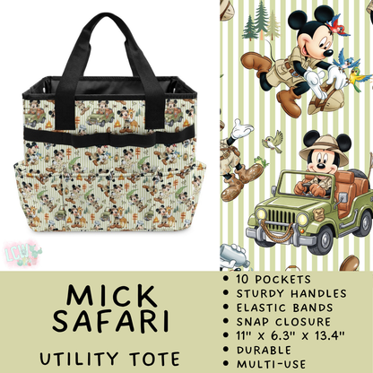 Batch #549 - Utility Tote 2 - Closes 6/29 - ETA late August - Mick Safari Utility Tote