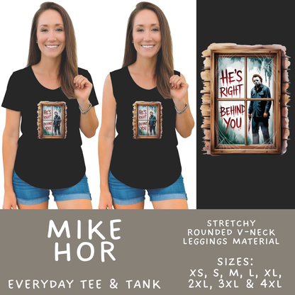 Batch #571 - Horror Windows - Closes 8/17 - ETA mid Oct - Mike Hor Everyday Tank & Tee