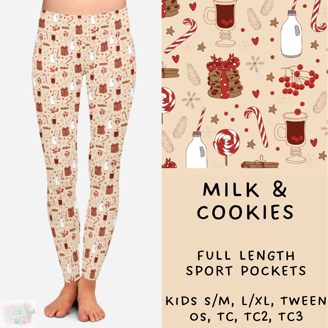 Ready To Ship - Milk & Cookies Leggings & Capris