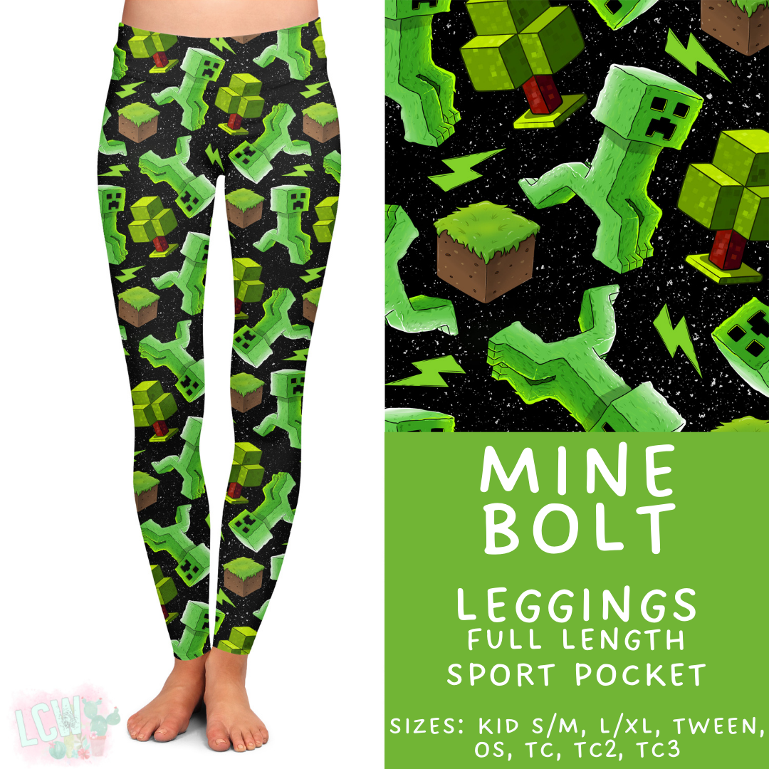 Batch #479 - Cool Characters 11 - Closes 1/21 - ETA mid/late March - Mine Bolt Full Length Leggings