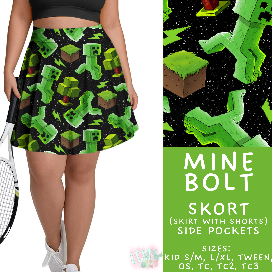 Batch #479 - Cool Characters 11 - Closes 1/21 - ETA mid/late March - Mine Bolt Skort