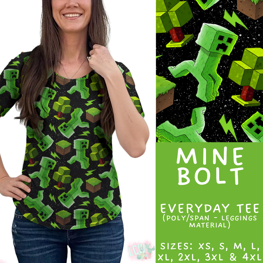 Batch #479 - Cool Characters 11 - Closes 1/21 - ETA mid/late March - Mine Bolt Everyday Tee