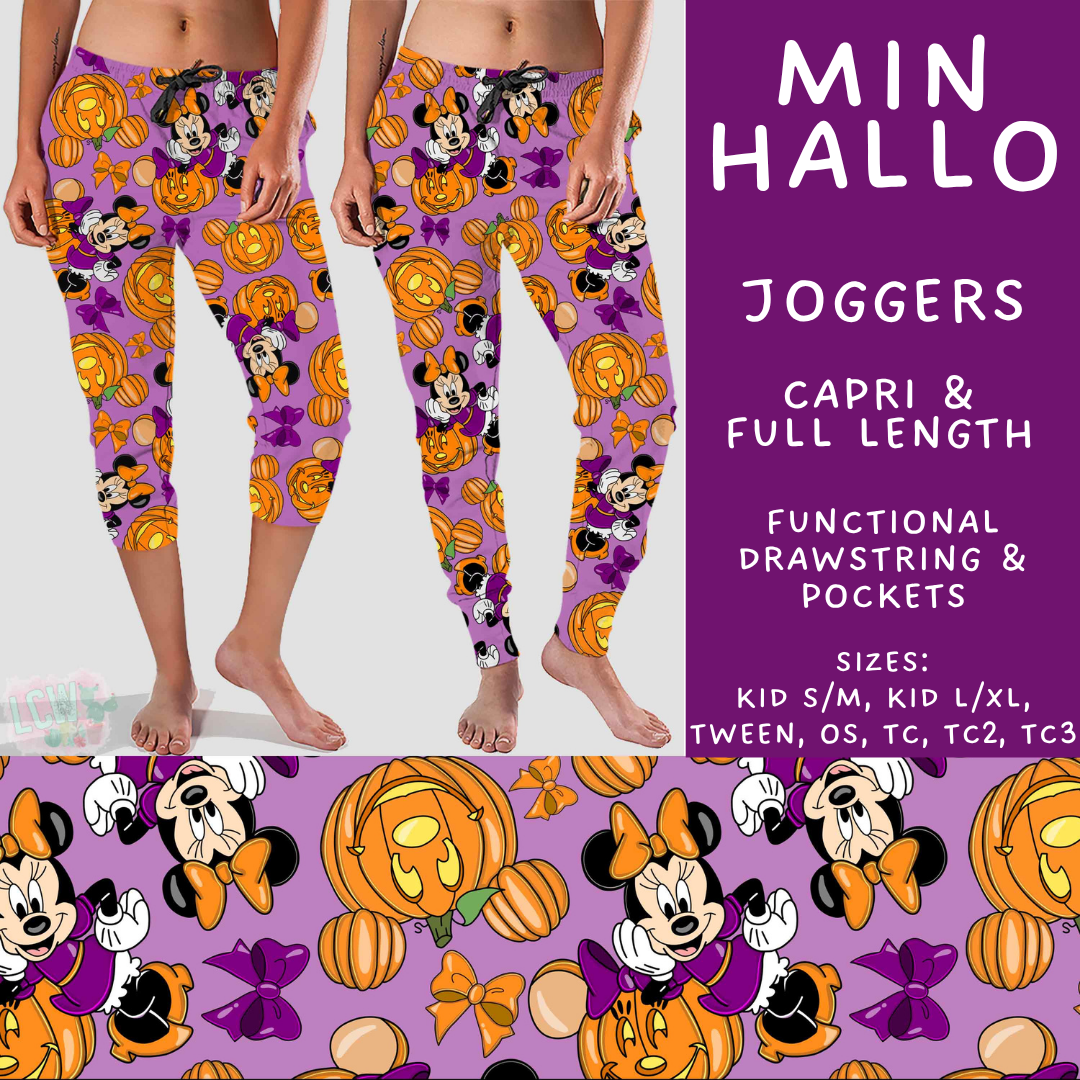 Batch #567 - Magical Character Halloween - Closes 8/10 - ETA early Oct - Min Hallo Full and Capri Length Joggers