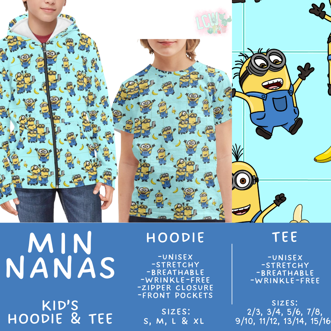 Batch #563 - Made for Play Collection - Closes 7/31 - ETA late Sept - Min Nanas Kid's Unisex Hoodie & Tee