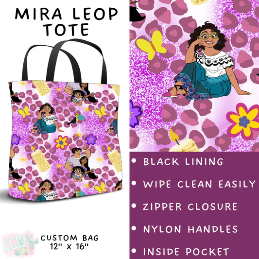 Batch #467 - Princess Leopard - Closes 12/24 - ETA late Feb - Mira Leop Tote