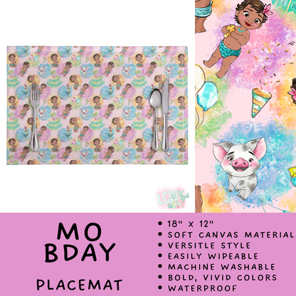Batch #602 - Table Runners & Placemats - Closes 10/23 - ETA mid Dec - Mo Bday Placemat