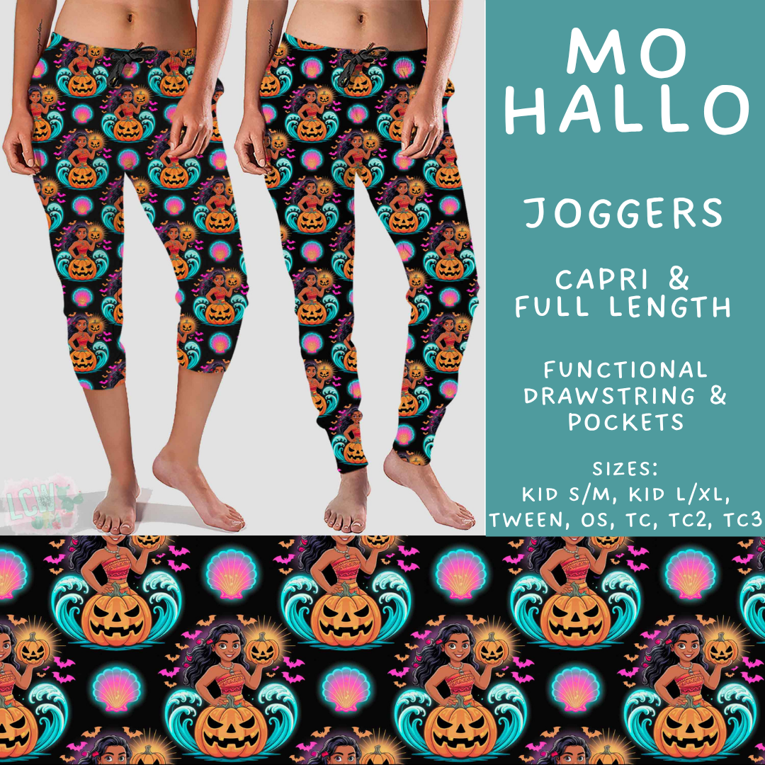 Batch #569 - Princess Halloween - Closes 8/14 - ETA early/mid Oct - Mo Hallo Full and Capri Length Joggers