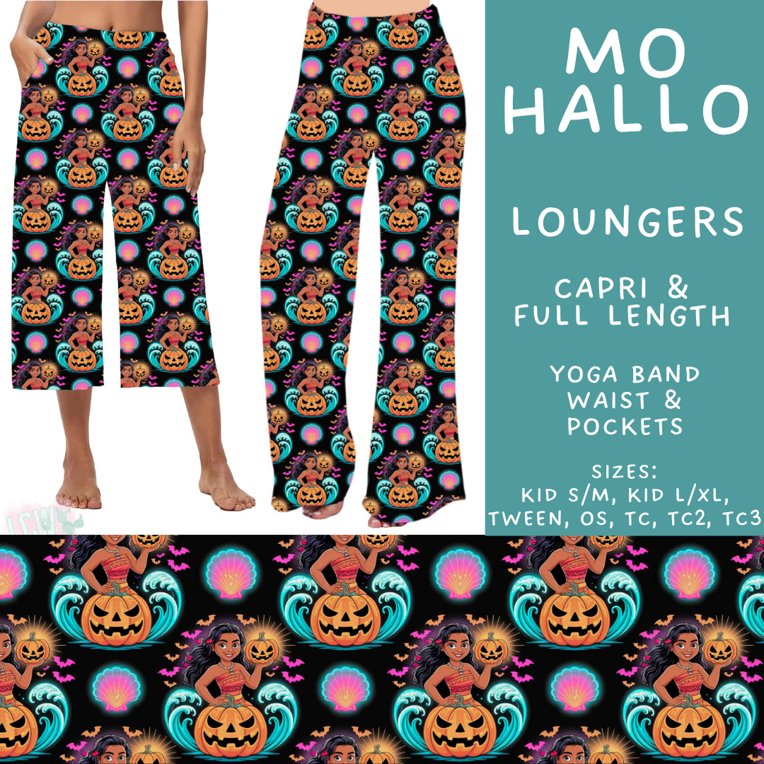 Batch #569 - Princess Halloween - Closes 8/14 - ETA early/mid Oct - Mo Hallo Capri and Full Length Loungers