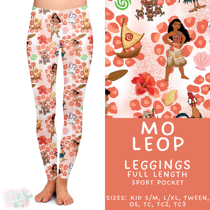 Batch #467 - Princess Leopard - Closes 12/24 - ETA late Feb - Mo Leop Full Length Leggings