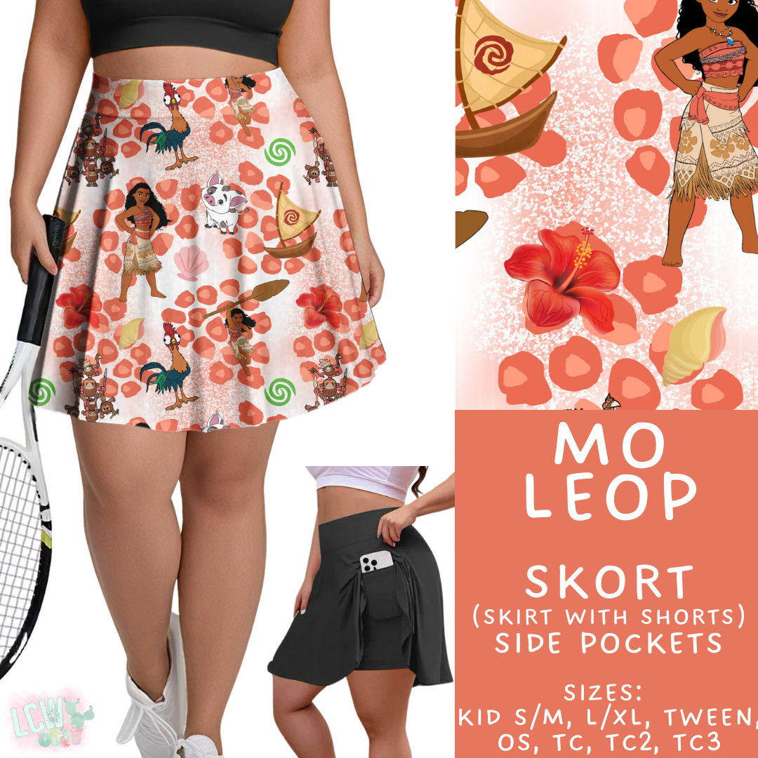 Batch #467 - Princess Leopard - Closes 12/24 - ETA late Feb - Mo Leop Skort