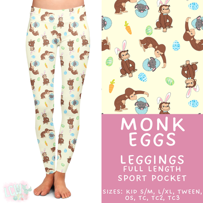 Batch #477 - Magical Character Easter - Closes 1/12 ETA - Early March - Monk Eggs Full Length Leggings