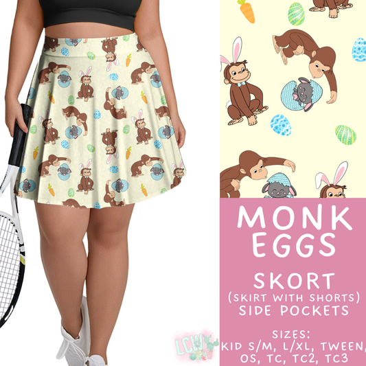 Batch #477 - Magical Character Easter - Closes 1/12 ETA - Early March - Monk Eggs Skort