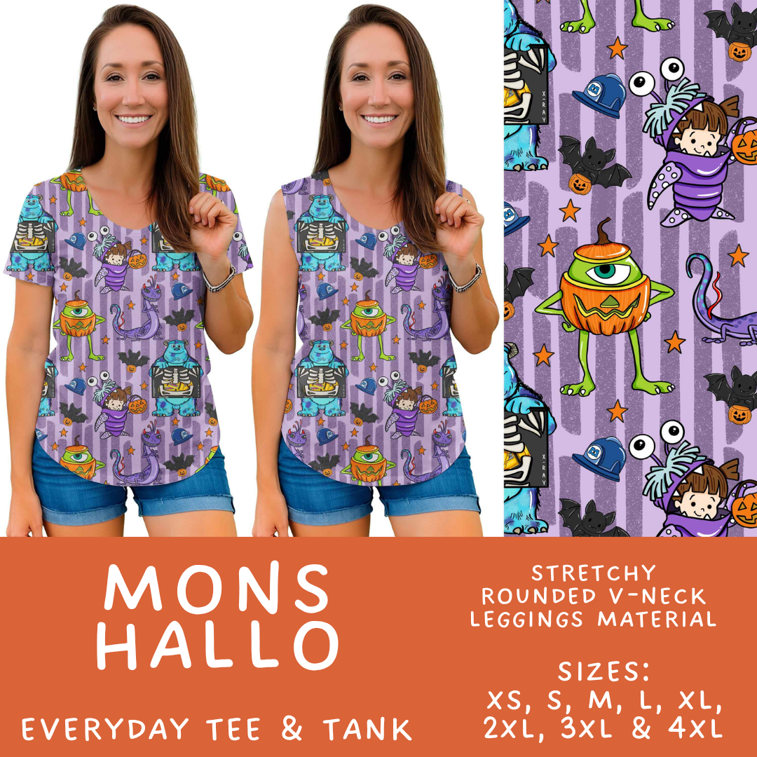 Batch #567 - Magical Character Halloween - Closes 8/10 - ETA early Oct - Mons Hallo Everyday Tank & Tee