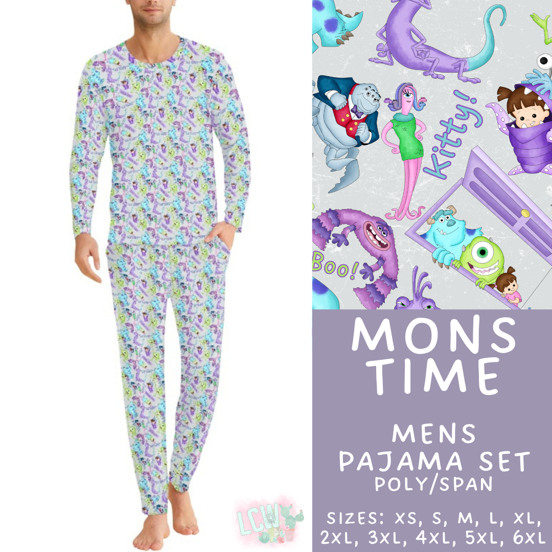 Batch #587 - Family Pajamas 2 - Closes 9/18 - ETA mid Nov - Mons Time Men's Pajama Set