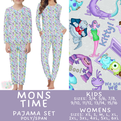 Batch #587 - Family Pajamas 2 - Closes 9/18 - ETA mid Nov - Mons Time Women's & Kid's Pajama Sets