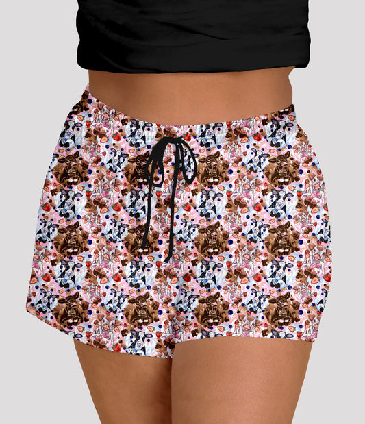 RTS - MooBerry Delight Jogger Shorts