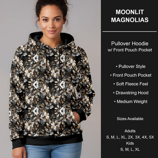 B266 - Preorder Moonlit Magnolias Pullover Hoodie (Closes 12/17. ETA late Feb.)