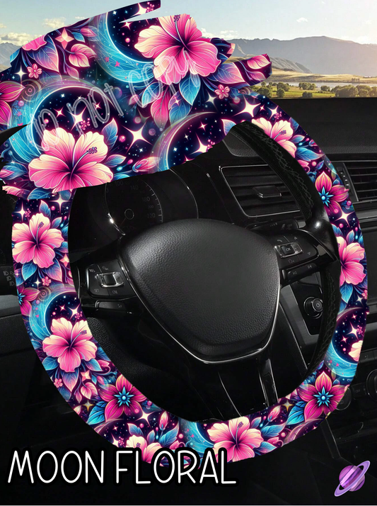 Moon Floral - Steering Wheel Cover Roud 7 - Preorder Closes 3/1