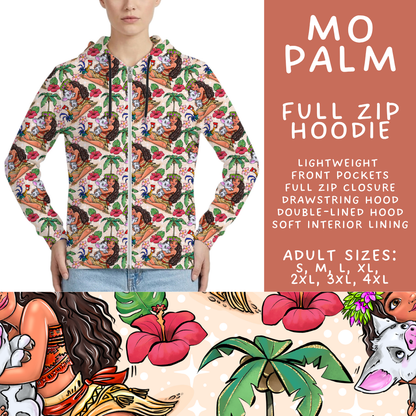 Batch #572 - Magical Faves 23 - Closes 8/19 - ETA mid October - Mo Palm Full Zip Hoodie