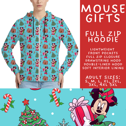 Batch #558 - Magical Character Christmas - Closes 7/20 - ETA mid/late Sept - Mouse Gifts Full Zip Hoodie