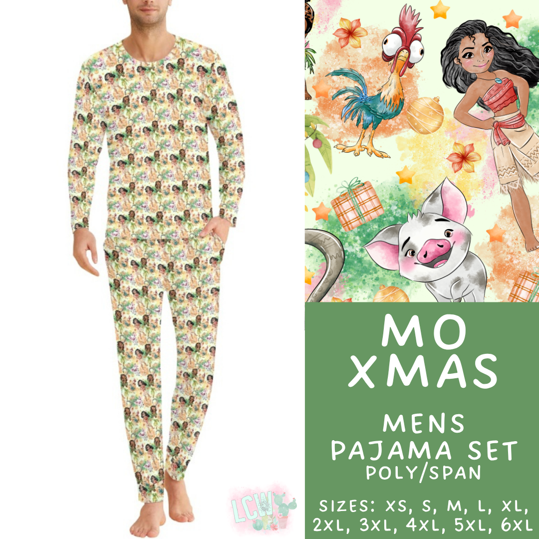 Batch #584 - Christmas Family Pajamas - Closes 9/11 - ETA mid Nov - Mo Xmas Men's Pajama Set