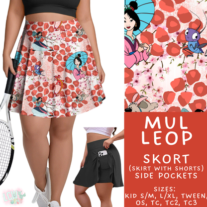 Batch #467 - Princess Leopard - Closes 12/24 - ETA late Feb - Mul Leop Skort
