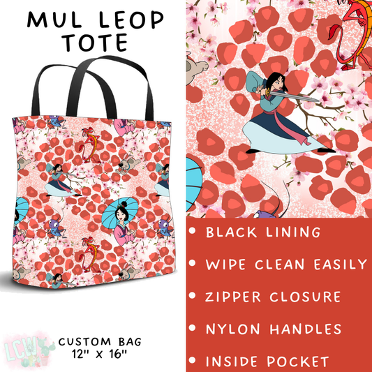 Batch #467 - Princess Leopard - Closes 12/24 - ETA late Feb - Mul Leop Tote