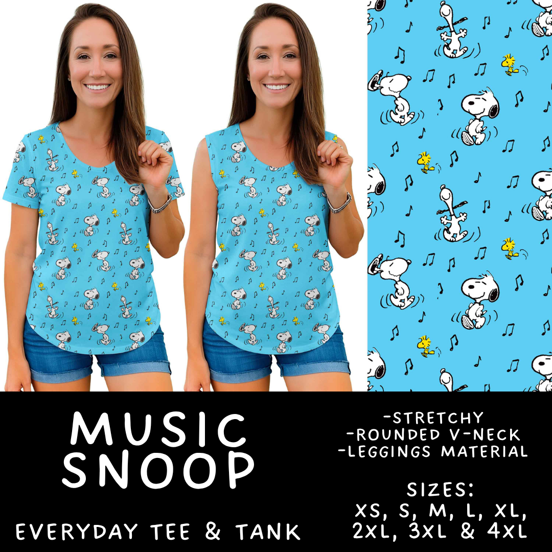 Batch #561 - June Request Run - Closes 7/27 - ETA late Sept - Music Snoop Everyday Tank & Tee