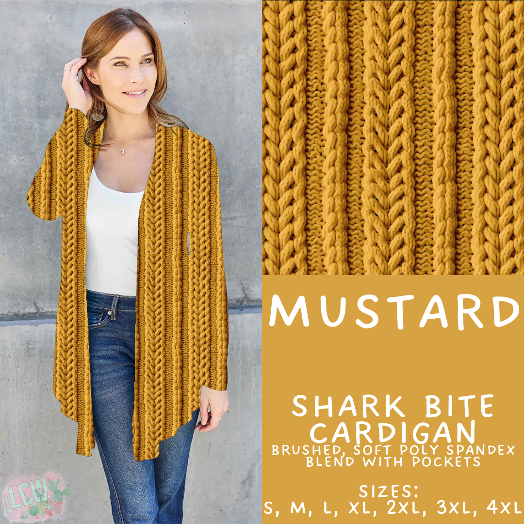 Batch #596 - Sweater Weather - Closes 10/9 - ETA early Dec - Mustard Cardigan
