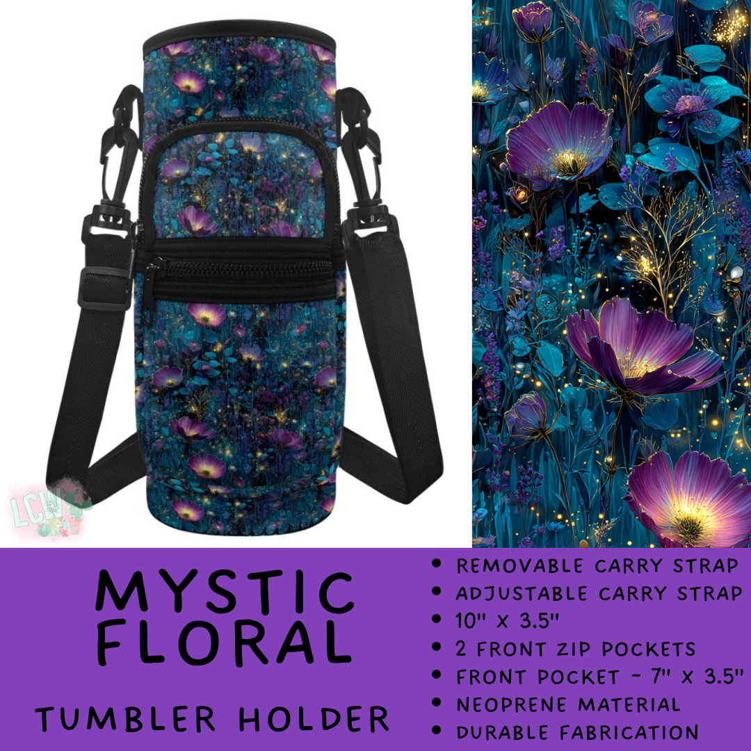 Batch #551 - Tumbler Holder 2 - Closes 7/3 - ETA early Sept - Mystic Floral Tumbler Holder