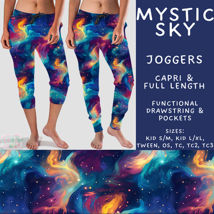 Batch #592 -  Fun Run 27 - Closes 9/30 - ETA late Nov - Mystic Sky Full and Capri Length Joggers