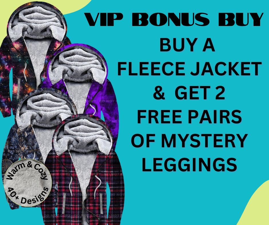 Fleece Jacket Promo Mystery Full Length Leggings