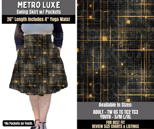 Preorder! Closes 8/3. ETA Nov. Metro Luxe Swing Skirt