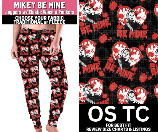 Mikey Be Mine Joggers Choose Fleece or Traditional