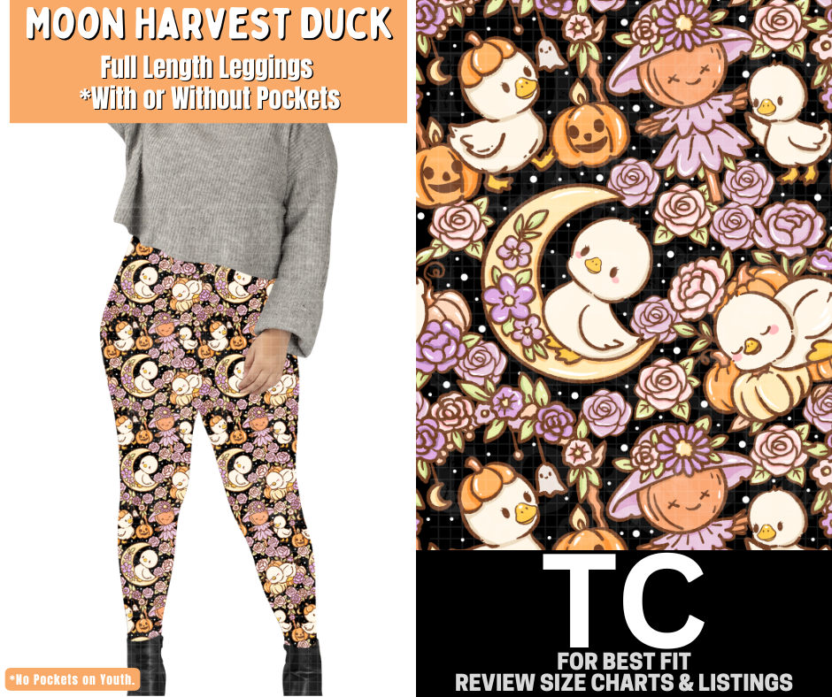Moon Harvest Duck Full Length Leggings w/ Pockets