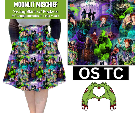 Moonlit Mischief Swing Skirt