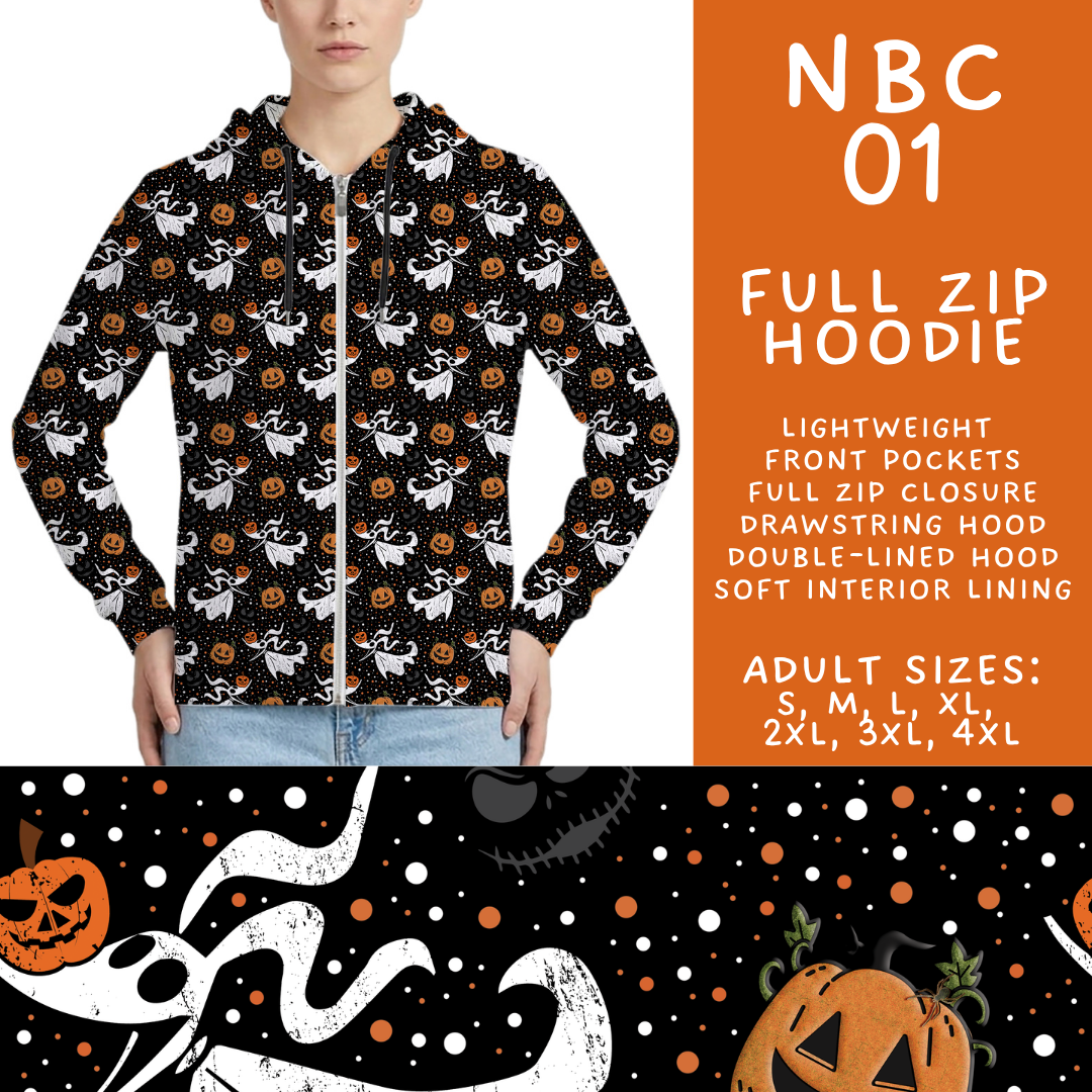 Batch #564 - NBC 4 Collection - Closes 8/3 - ETA early October - NBC 01 Full Zip Hoodie