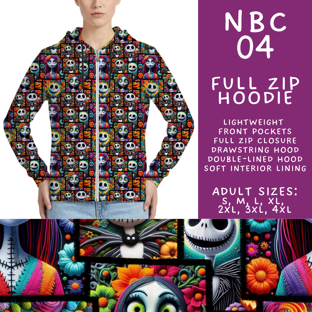 Batch #564 - NBC 4 Collection - Closes 8/3 - ETA early October - NBC 04 Full Zip Hoodie