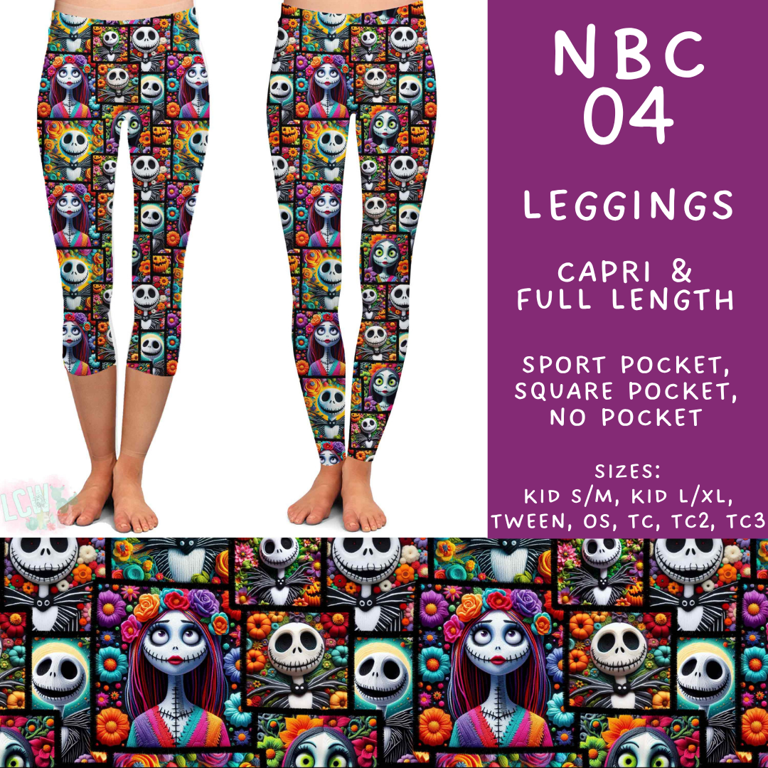 Batch #564 - NBC 4 Collection - Closes 8/3 - ETA early October - NBC 04 Full and Capri Length Leggings