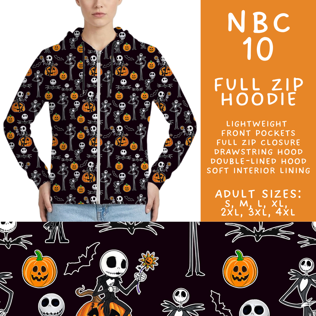 Batch #564 - NBC 4 Collection - Closes 8/3 - ETA early October - NBC 10 Full Zip Hoodie